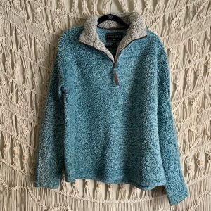 True Grit!! Light blue with gray lining!